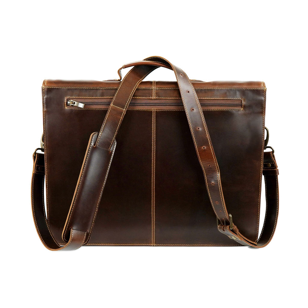 Leather Briefcase Sierra