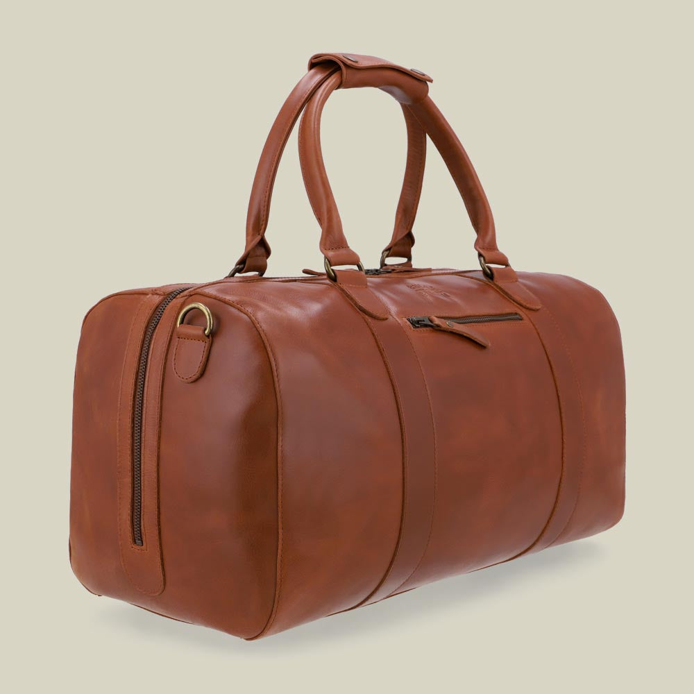 Leder Weekender Willow