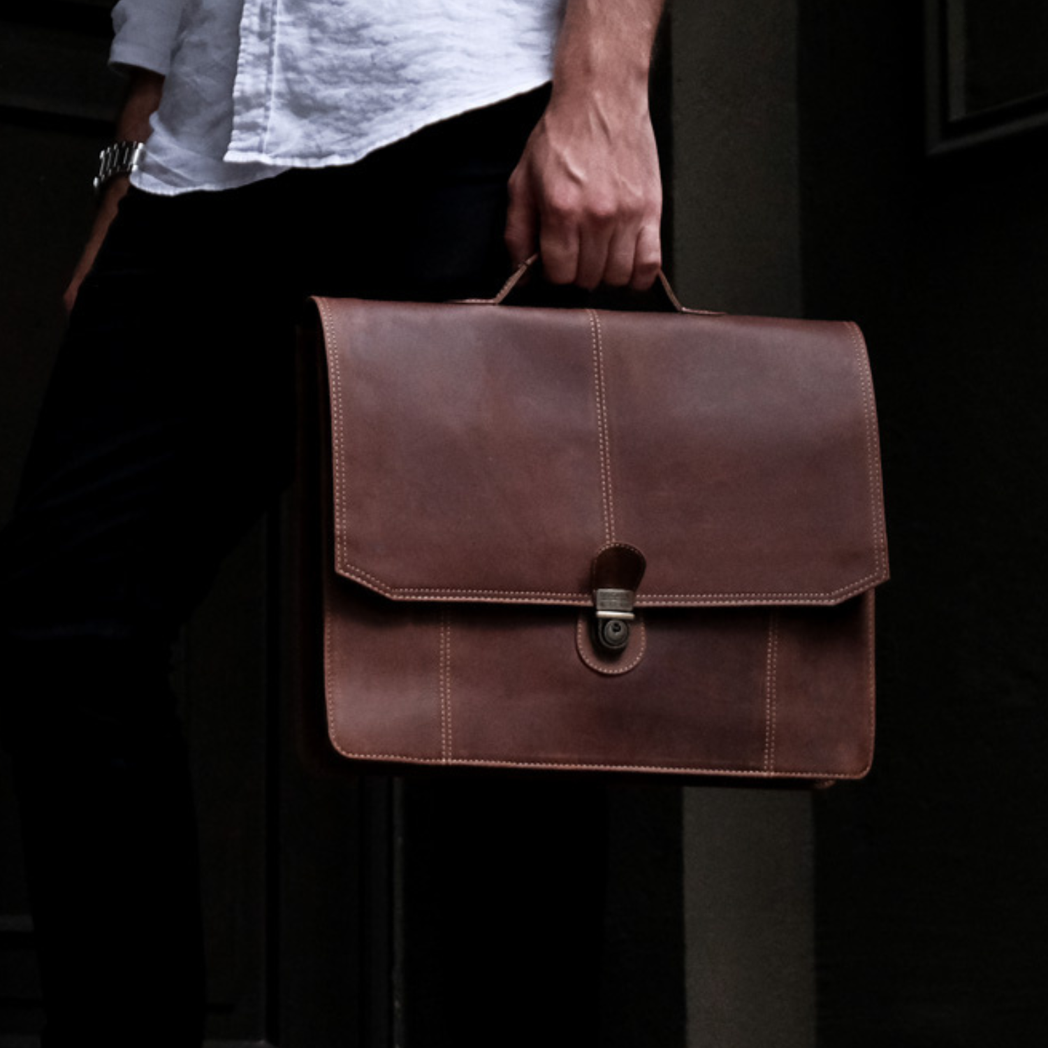 Leather Messenger Bag Sierra Character Sale