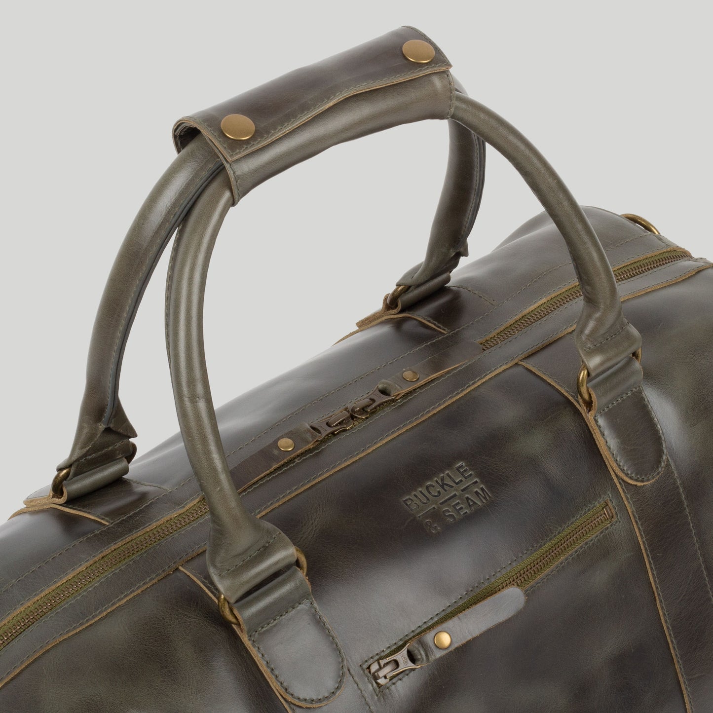 Leather Weekender Willow